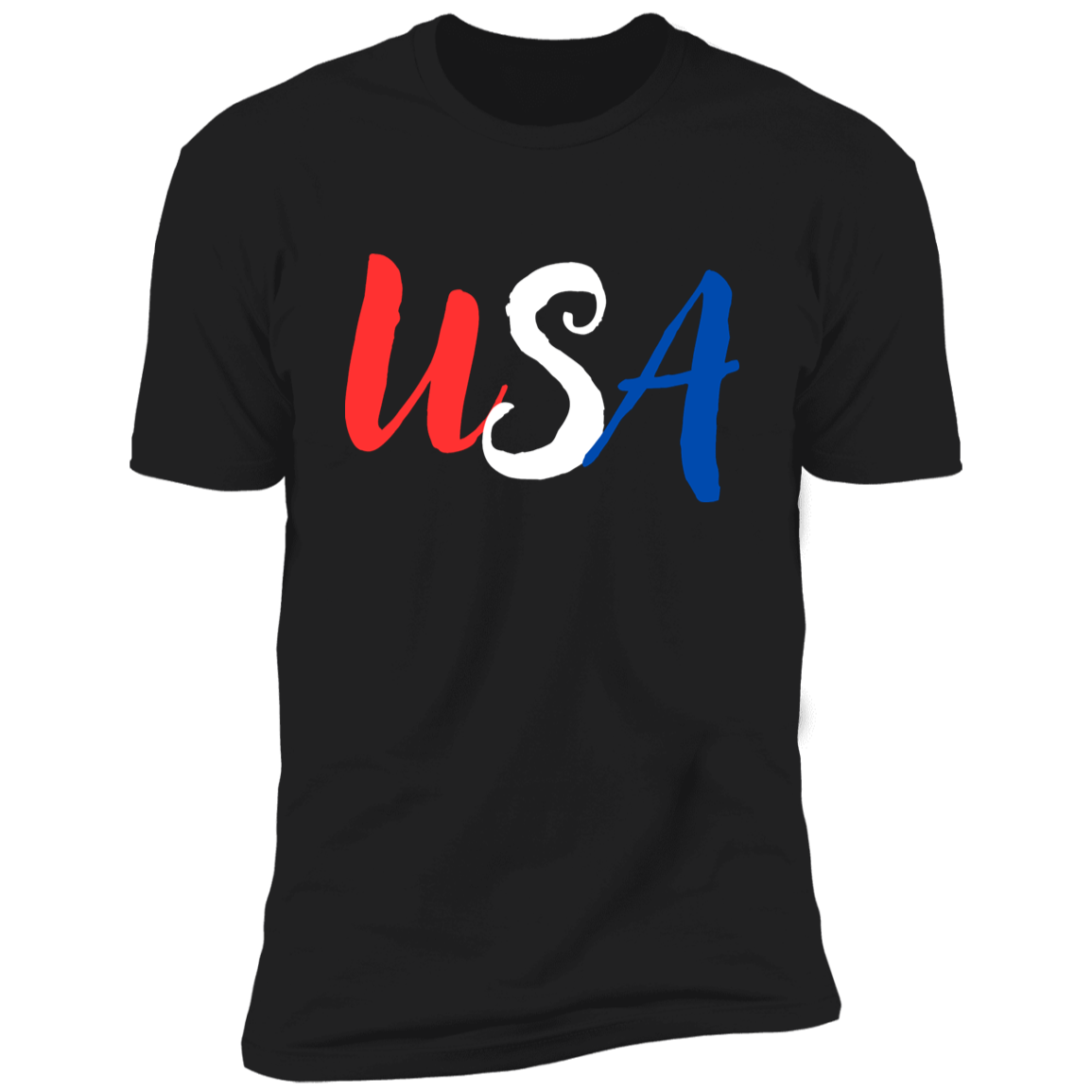 Red White Blue USA Men's Tee