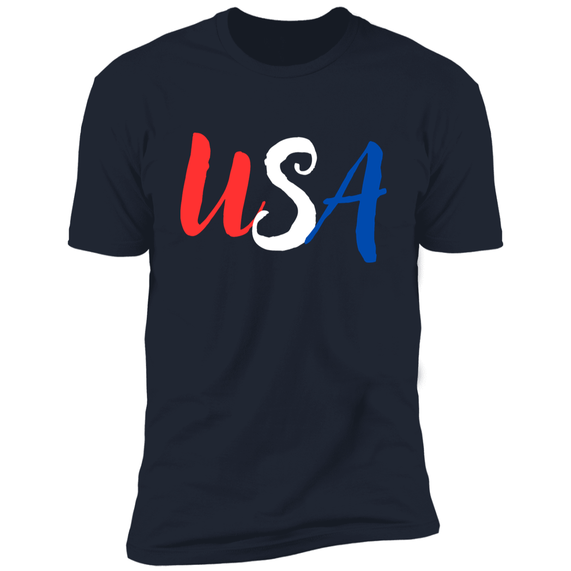 Red White Blue USA Men's Tee