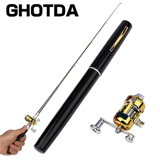 Portable Pocket Telescopic Mini Fishing Pole