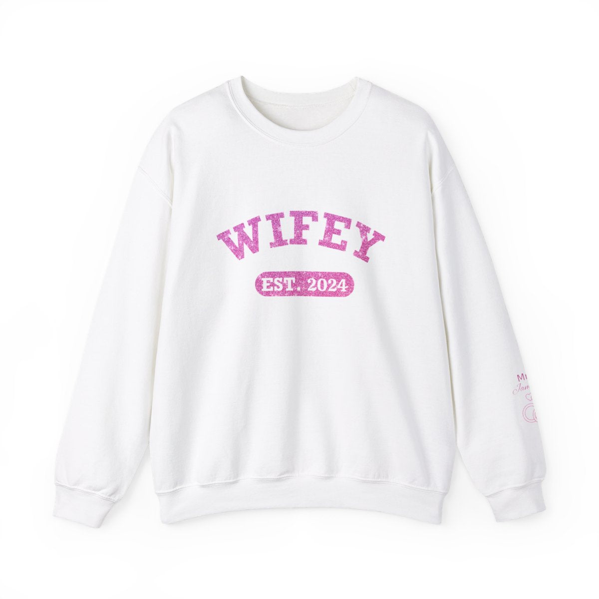 Personalized WIFEY Crewneck Sweatshirt