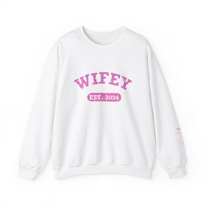 Personalized WIFEY Crewneck Sweatshirt