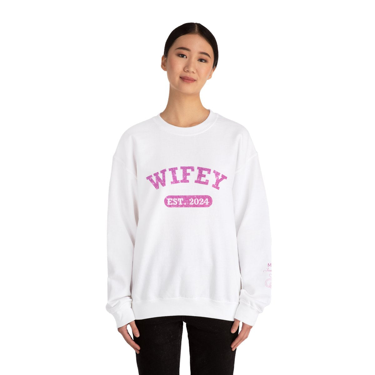 Personalized WIFEY Crewneck Sweatshirt